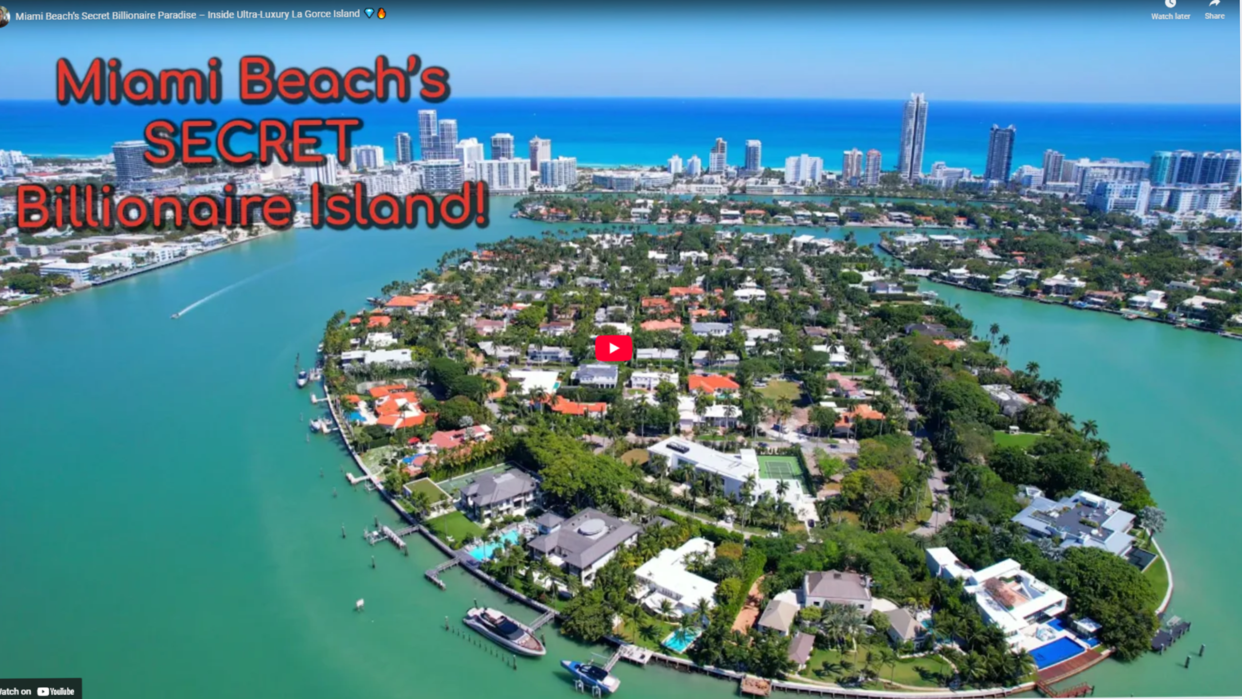 Miami Beach’s Secret Billionaire Paradise – Inside Ultra-Luxury La Gorce Island 💎🔥